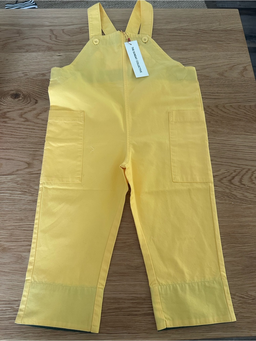 The Sunday Collective Yellow Kids' Overalls - NWT